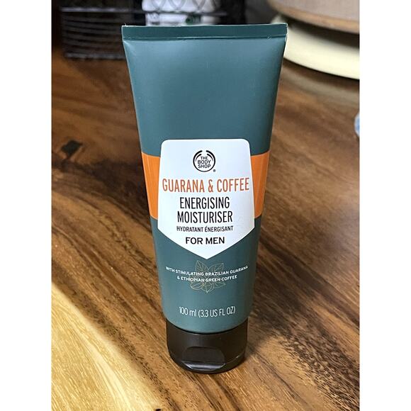 The Body Shop Beard Care Gift Set Guarana Coffee Moisturizer Cedar Sage Oil NEW - Picture 2 of 5